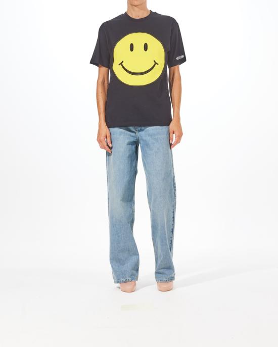 25FW 모스키노 반팔 티셔츠 0709 5441 1555 NERO - MOSCHINO