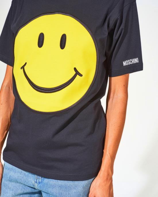 25FW 모스키노 반팔 티셔츠 0709 5441 1555 NERO - MOSCHINO