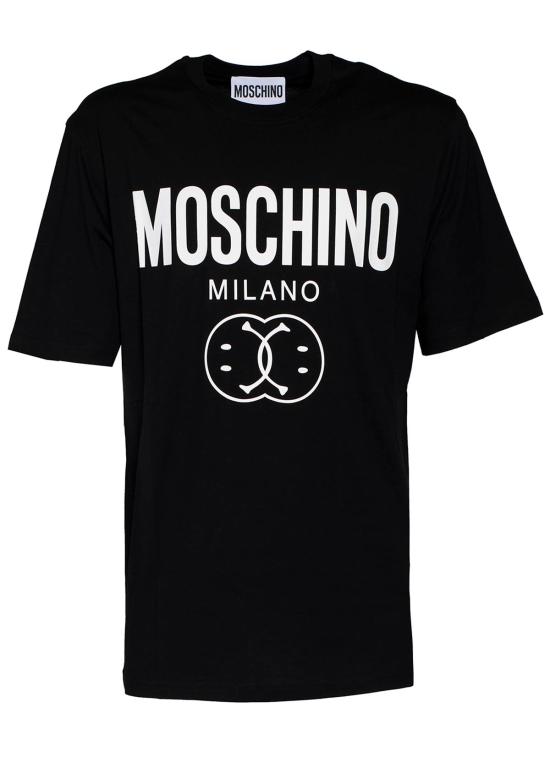 25FW 모스키노 반팔 티셔츠 0725 7041 1555 NERO