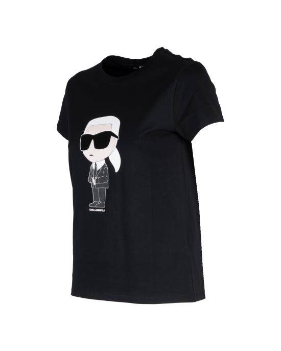 26SS 칼라거펠트 반팔 티셔츠 230W1700 999 NERO - KARL LAGERFELD