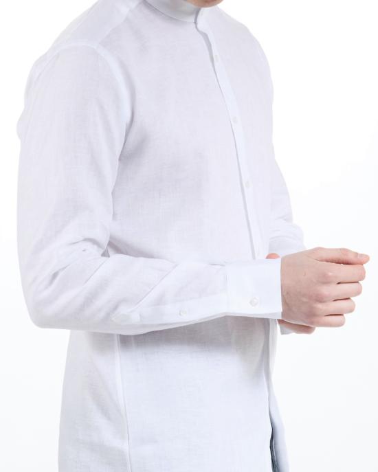 25SS 칼라거펠트 긴팔 셔츠 KM605035 552667 10 white BIANCO - KARL LAGERFELD