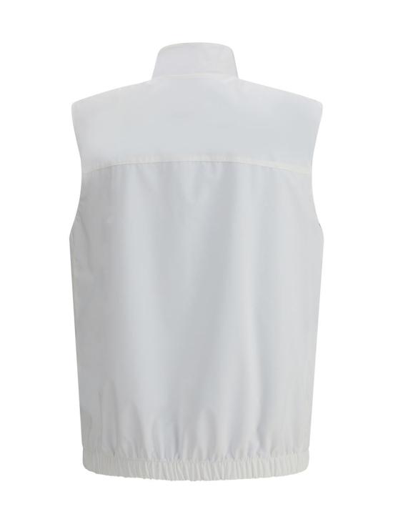 26SS 브루넬로 쿠치넬리 나일론 패딩 베스트  MM49A7460F CCT82 WHITE - BRUNELLO CUCINELLI