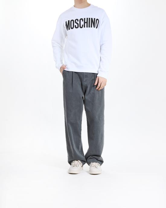 25FW 모스키노 긴팔 티셔츠 1701 5228 1001 BIANCO - MOSCHINO