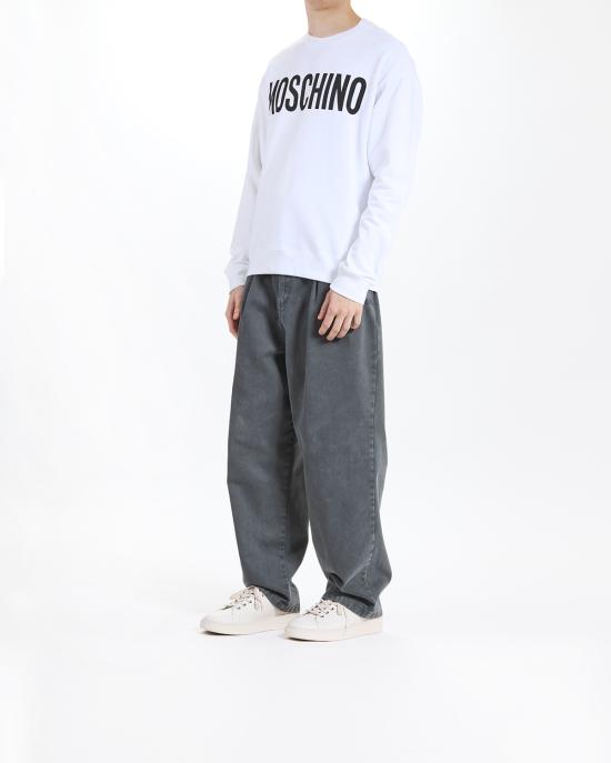 25FW 모스키노 긴팔 티셔츠 1701 5228 1001 BIANCO - MOSCHINO