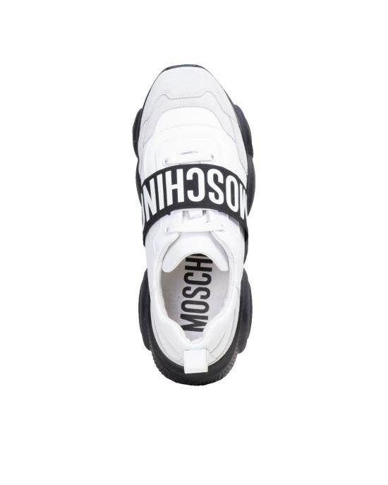 25FW 모스키노 스니커즈 MB15113G0FGA410B BIANCO NERO - MOSCHINO