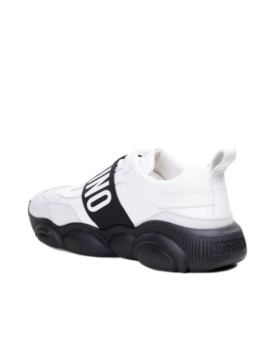 25FW 모스키노 스니커즈 MB15113G0FGA410B BIANCO NERO - MOSCHINO