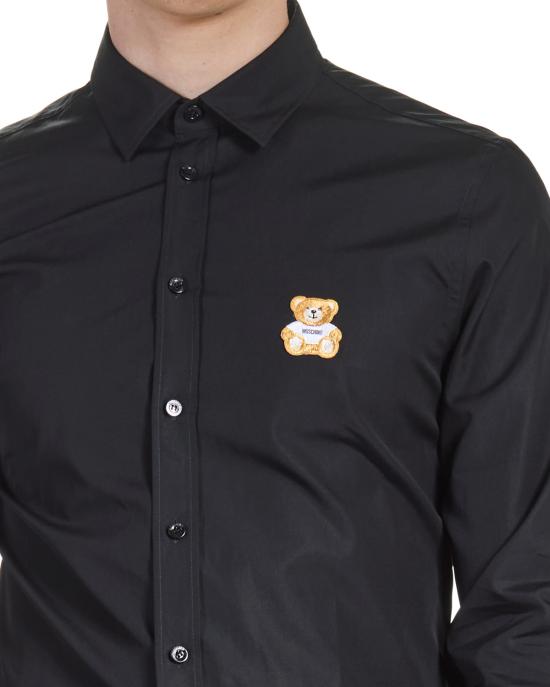 25FW 모스키노 긴팔 셔츠 0221 7035 1555 NERO - MOSCHINO