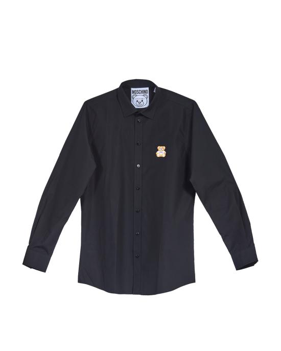 25FW 모스키노 긴팔 셔츠 0221 7035 1555 NERO