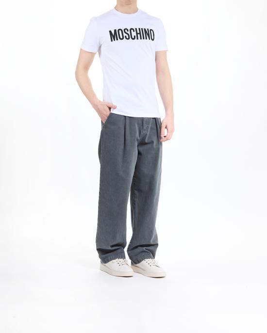 26SS 모스키노 반팔 티셔츠 0720 0241 1001 BIANCO - MOSCHINO