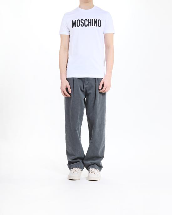 26SS 모스키노 반팔 티셔츠 0720 0241 1001 BIANCO - MOSCHINO