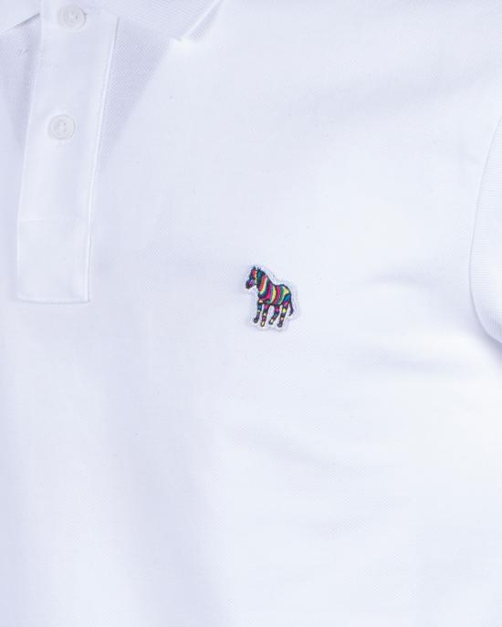 25FW PS 바이 폴스미스 폴로 티셔츠 M2R 183K KZEBRA 01 white BIANCO - PS BY PAUL SMITH