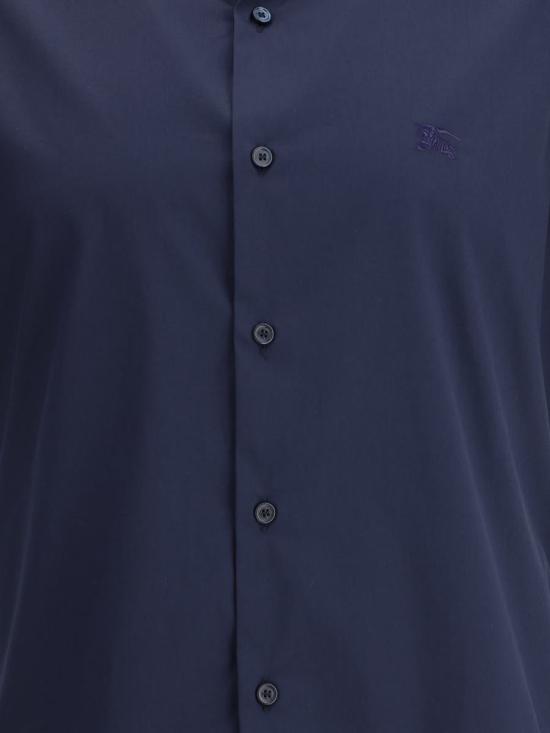 25FW 버버리 스트레치 코튼 셔츠  8079595 A1222 BLUE - BURBERRY