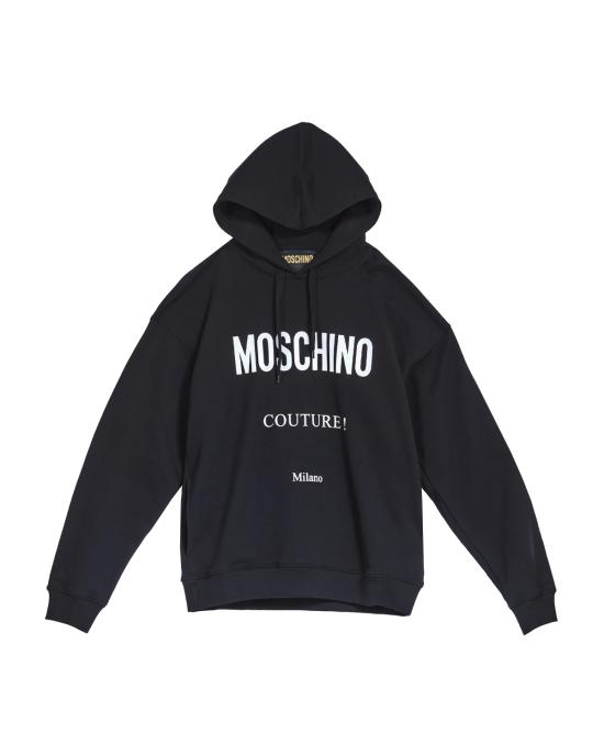 25FW 모스키노 후드 티셔츠 1706 5228 1555 NERO