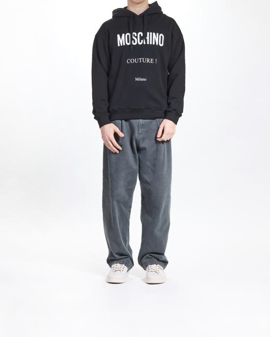 25FW 모스키노 후드 티셔츠 1706 5228 1555 NERO - MOSCHINO