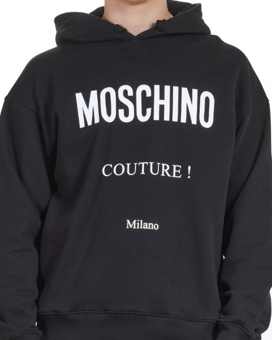 25FW 모스키노 후드 티셔츠 1706 5228 1555 NERO - MOSCHINO