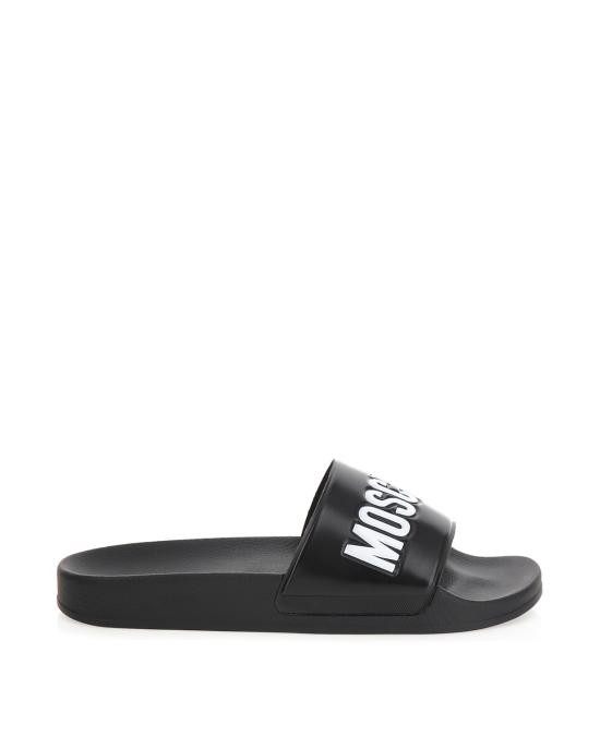 26FW 모스키노 뮬/슬리퍼 MB28022G0HG10 000 nero NERO BIANCO