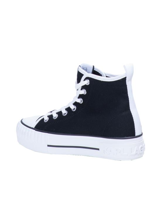 25FW 칼라거펠트 스니커즈 KL60450 900 black canvas NERO - KARL LAGERFELD