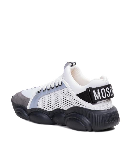 25FW 모스키노 스니커즈 MB15133G1GGJ110A BIANCO NERO - MOSCHINO