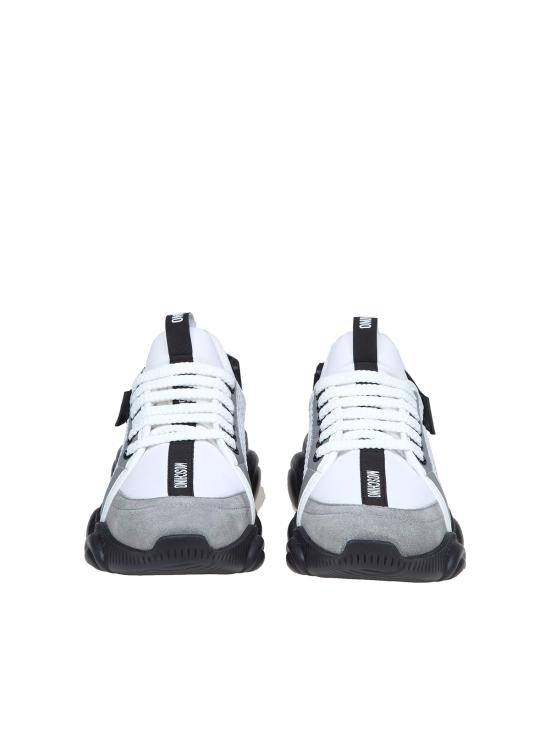 26FW 모스키노 스니커즈 MB15133G1GGJ110A BIANCO NERO - MOSCHINO
