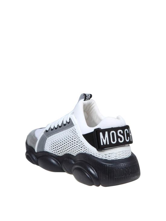 26FW 모스키노 스니커즈 MB15133G1GGJ110A BIANCO NERO - MOSCHINO