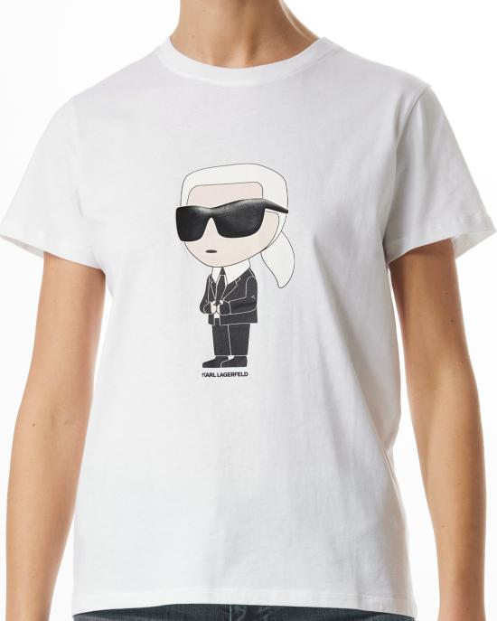 26SS 칼라거펠트 반팔 티셔츠 230W1700 100 white BIANCO - KARL LAGERFELD