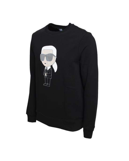 26SS 칼라거펠트 긴팔 티셔츠 705071 500951 990 Black NERO - KARL LAGERFELD