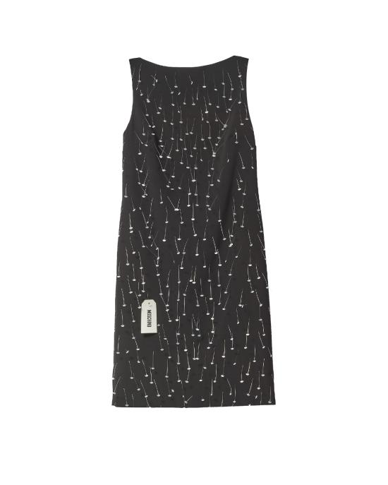 25SS 모스키노 미디 원피스 251D 0411 0424 1555 NERO