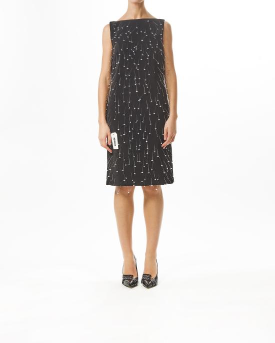 25SS 모스키노 미디 원피스 251D 0411 0424 1555 NERO - MOSCHINO