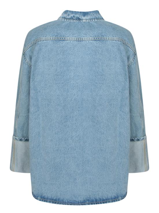 25SS 모스키노 셔츠 A0216 3217 1295 Blue - MOSCHINO