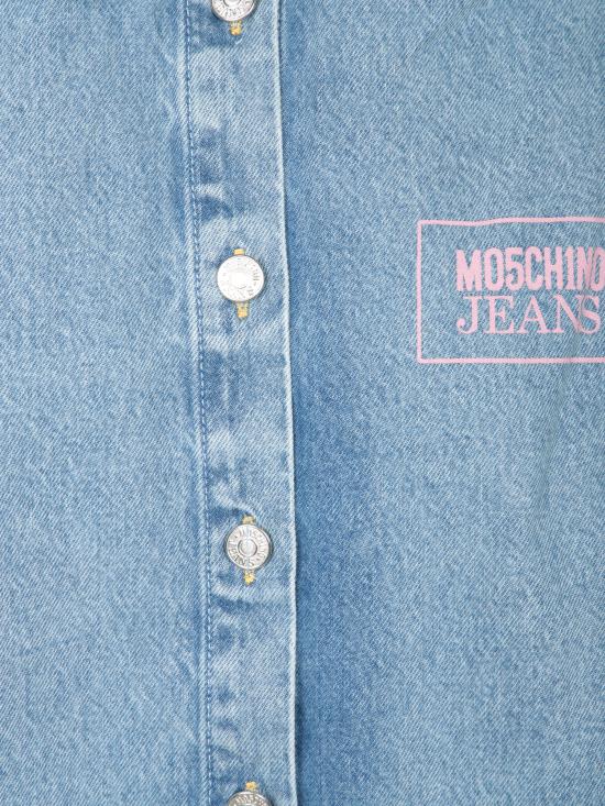 25SS 모스키노 셔츠 A0216 3217 1295 Blue - MOSCHINO