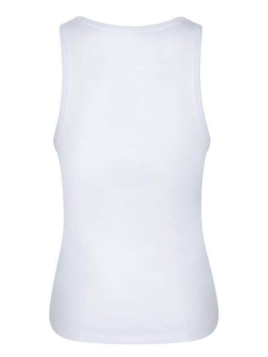 25SS 모스키노 민소매 티셔츠 J0804 3230 1001 White - MOSCHINO