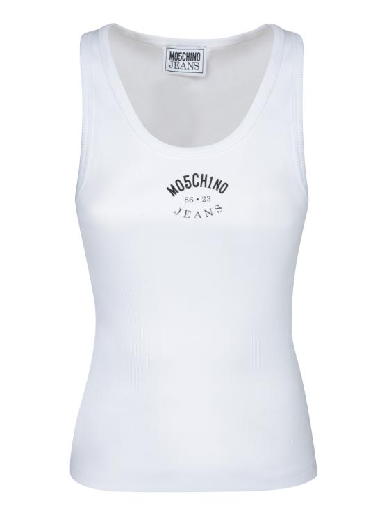 25SS 모스키노 민소매 티셔츠 J0804 3230 1001 White