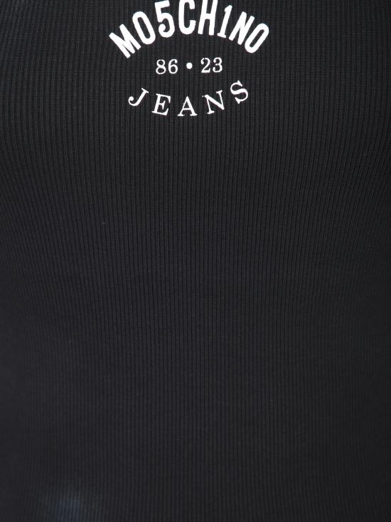 25SS 모스키노 민소매 티셔츠 J0804 3230 1555 Black - MOSCHINO