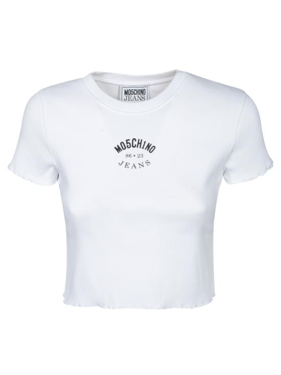 25SS 모스키노 반팔 티셔츠 A1206 3230 1001 White