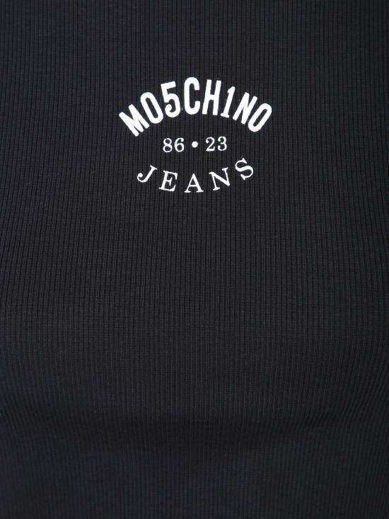 25SS 모스키노 반팔 티셔츠 A1206 3230 1555 Black - MOSCHINO