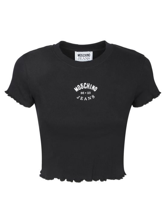 25SS 모스키노 반팔 티셔츠 A1206 3230 1555 Black