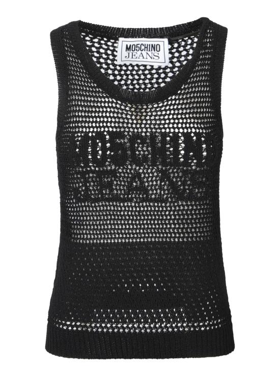 25SS 모스키노 민소매 티셔츠 A0884 3701 0555 Black