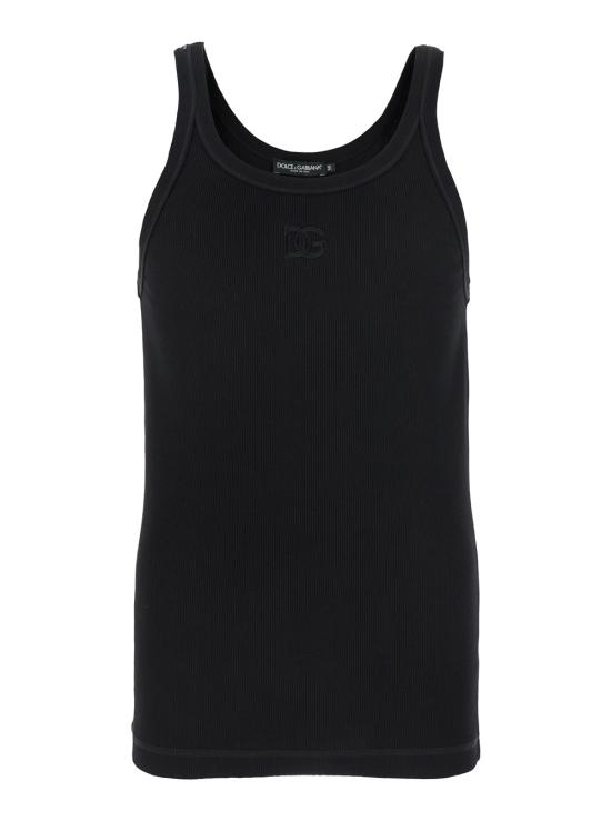 25FW 돌체앤가바나 민소매 티셔츠 G8PA8ZG7PGPN0000 Black