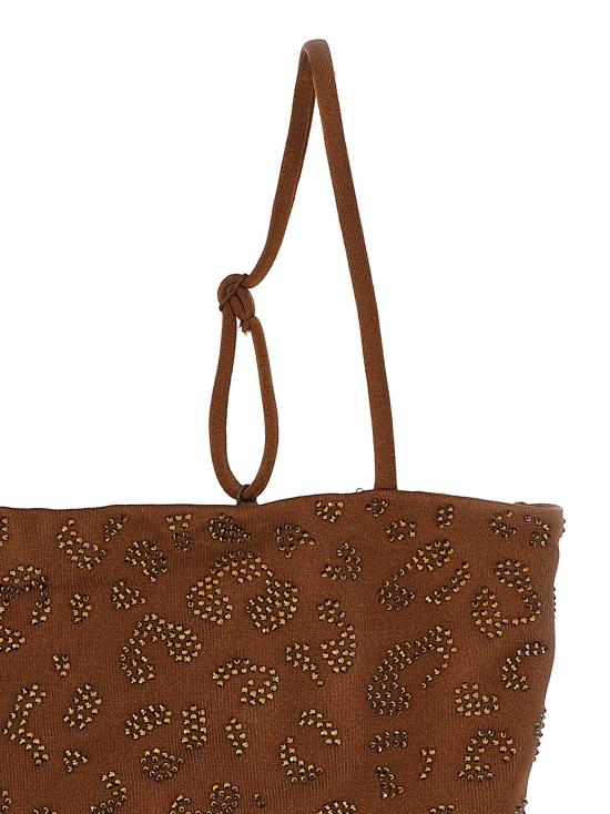 25SS 세인트바쓰 비치웨어 ATHENASHINYSTRASSLEOPARD18 Brown - MC2 SAINT BARTH