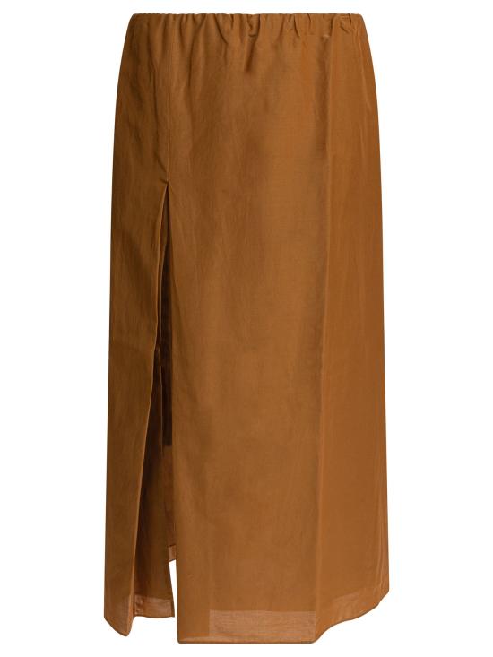 25FW 루루 드 세종 롱 스커트 CARMENOCHER Yellow