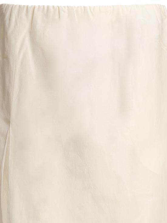 25FW 루루 드 세종 롱 스커트 CARMENIVORY White - LOULOU DE SAISON