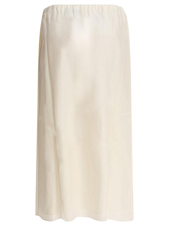 25FW 루루 드 세종 롱 스커트 CARMENIVORY White - LOULOU DE SAISON