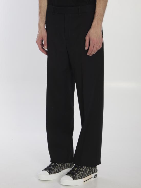 25FW 디올 스트레이트 팬츠 593C103 BLACK - DIOR
