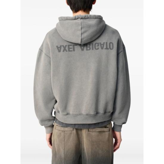 25FW 악셀 아리가토 후드 티셔츠 A3434001 DISTORT SGREY - AXEL ARIGATO