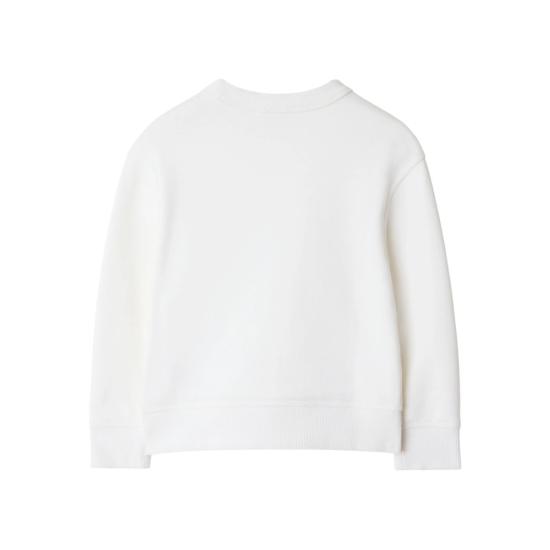 25FW [키즈] 버버리 니트/스웻셔츠 8108468 KG5 MATHEW A1464 WHITE - BURBERRY