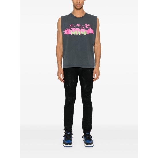 25FW 퍼플 브랜드 데님 팬츠 P001 BOP BLACK - PURPLE BRAND