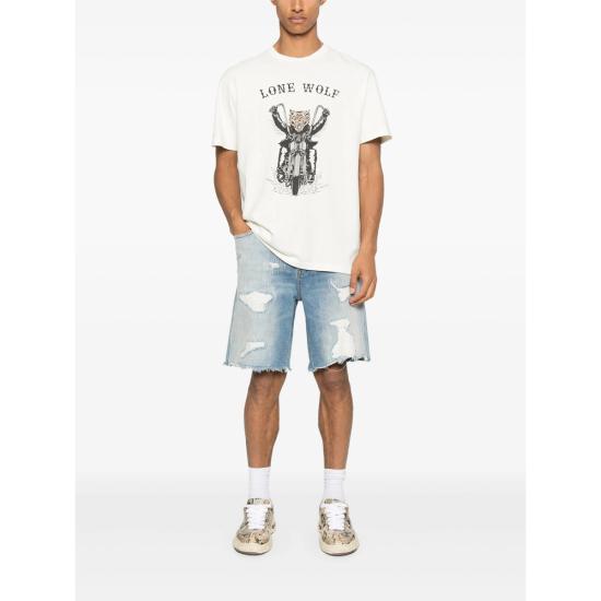 25SS 콜 북스톤 데님 숏팬츠 RS195 400 BLUE - COLE BUXTON