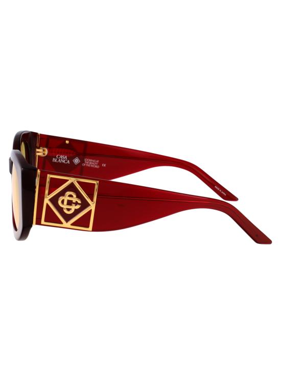 25FW 카사블랑카 선글라스 EW 018 01 WINE GOLD red - CASABLANCA