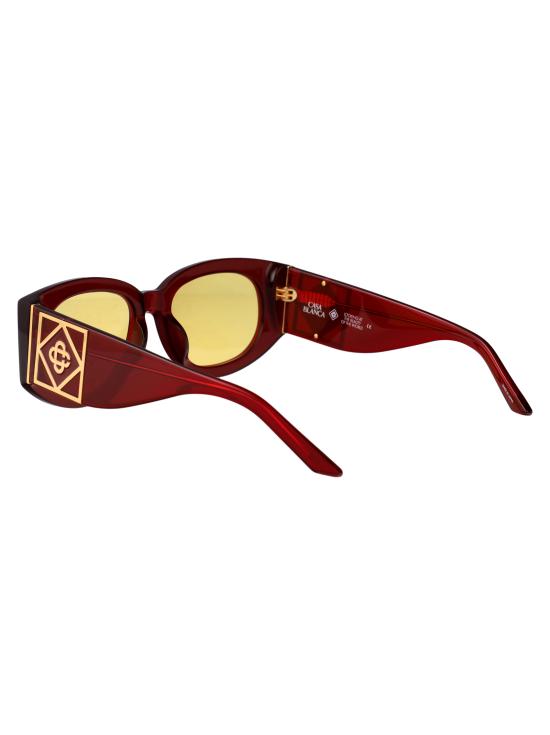 25FW 카사블랑카 선글라스 EW 018 01 WINE GOLD red - CASABLANCA
