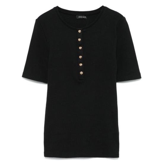 25FW 애니빙 반팔 티셔츠 A 08 10315 BLK26 BLACK